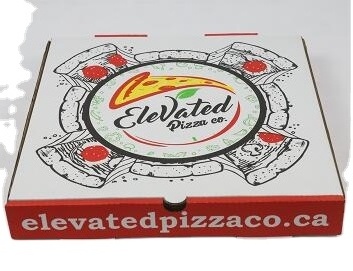 Wholesale custom eco-friendly folding brown paper pizza burger boxes