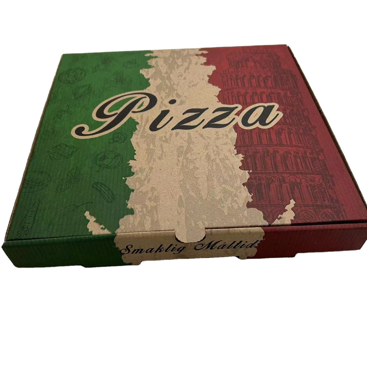 Custom Print pizza packing box 9 inch pizza box cardboard box pizza