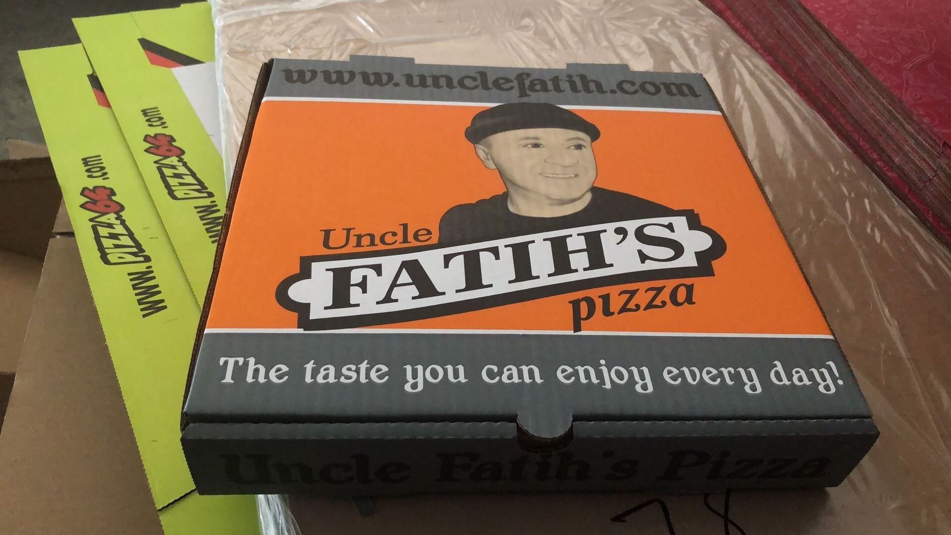 Wholesale custom personalized cheap window pizza boxes