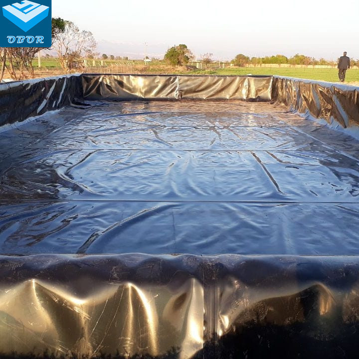 OBOR 0.5mm 0.75mm 1mm HDPE geomembrane pond liner for fish farming HDPE Liner