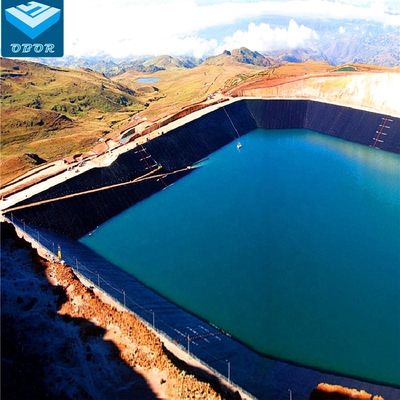 HDPE Geomembrane  Aquaculture smooth surface dam liner film  fish pond liner Geomembrane