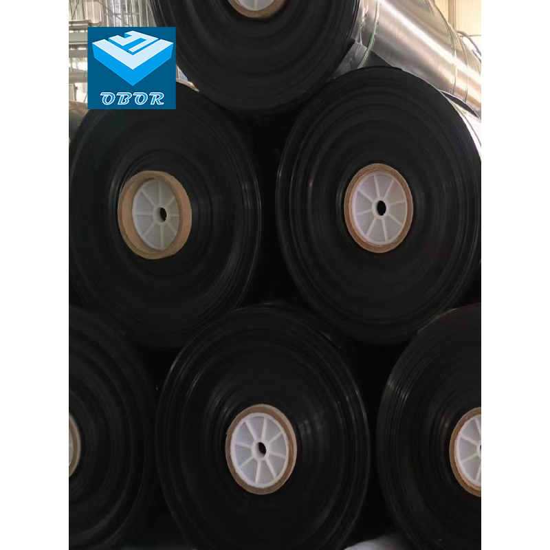 0.5mm 0.75mm 1.0mm 1.5mm 2.0mm HDPE blue black white color 2mm hdpe geomembrane price