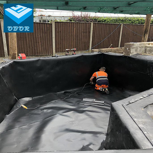 100% Virgain Material Top Quality HDPE LLDPE Geomembrane 0.5mm 0.75mm 1mm 1.5mm Pond Liner for Aquaculture and Dam Geomembrane