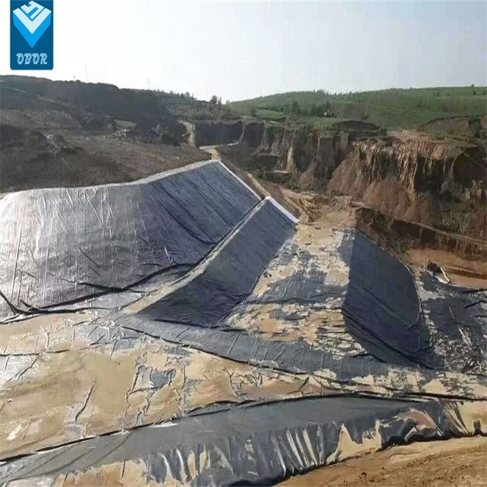 OBOR Blue Geomembrane Fish Pond Liner 0.2mm 0.3mm HDPE Geomembranas Price