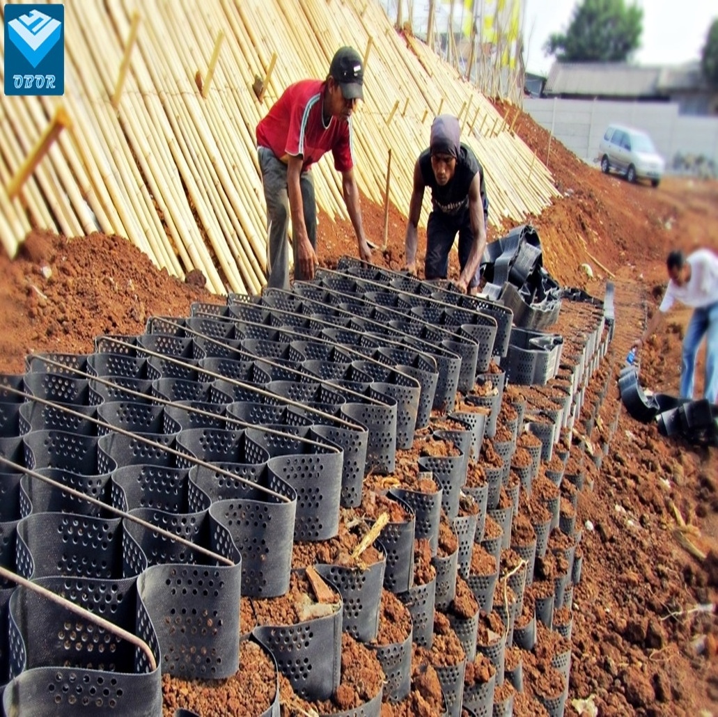 Soil Stabilization geocell  Erosion Control HDPE Geo cell Geocell Gravel Stabilizer Retaining Wall