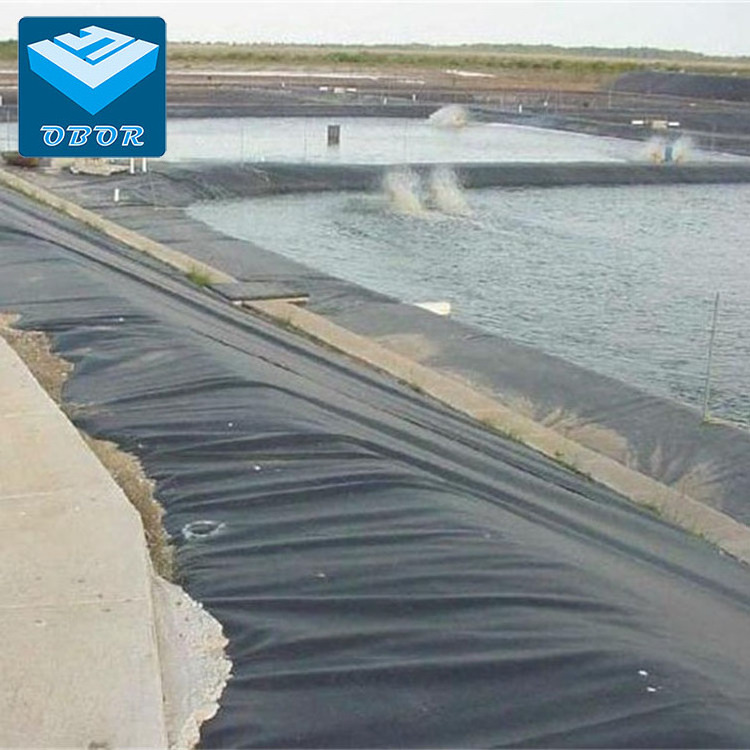 0.35mm 0.5mm 0.75mm 1mm 1.5mm 2mm PE Liners in Factory Price HDPE Waterproofing Plastic Geomembrane Sheet For Aquaculture