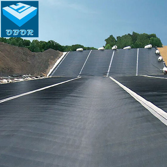 OBOR HDPE EPDM Geomembrane 0.3mm0.5mm0.75mm1.0mm1.5mm Dam Pond liner for Fish Farm Pond Dam Tank Geomembrane Liner