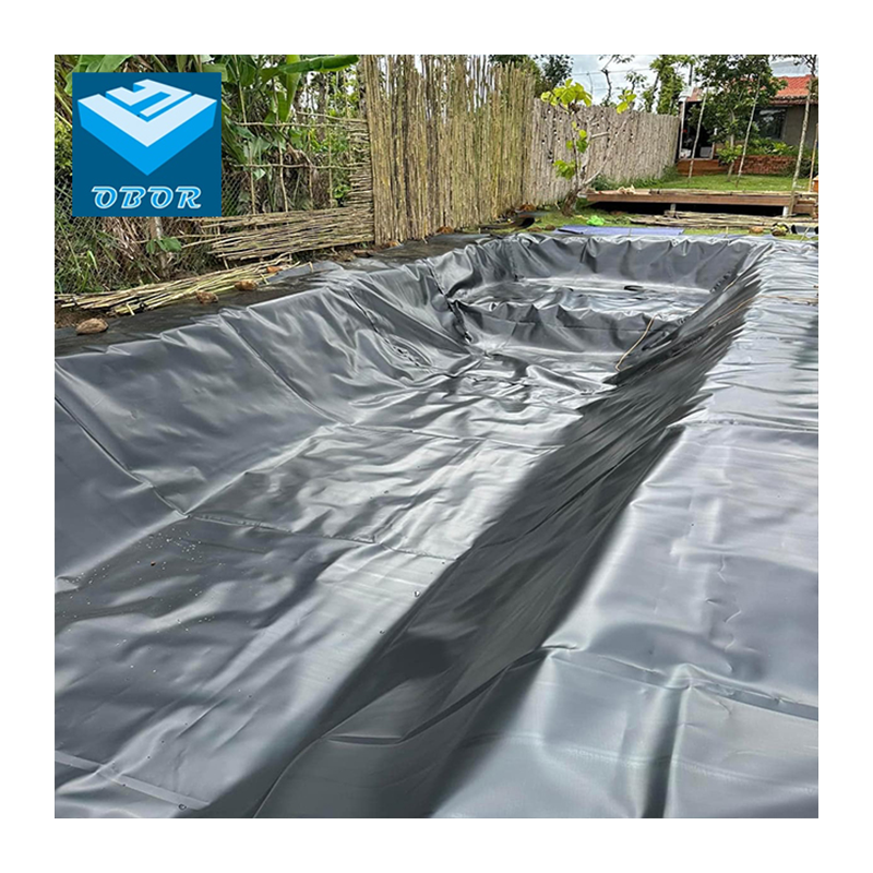 100% Virgain Material Top Quality HDPE LLDPE Geomembrane 0.5mm 0.75mm 1mm 1.5mm Pond Liner for Aquaculture and Dam Geomembrane