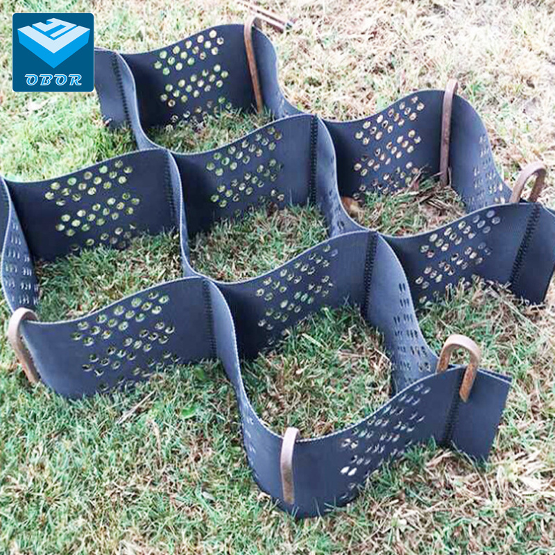 HDPE plastic geocell gravel ground grid