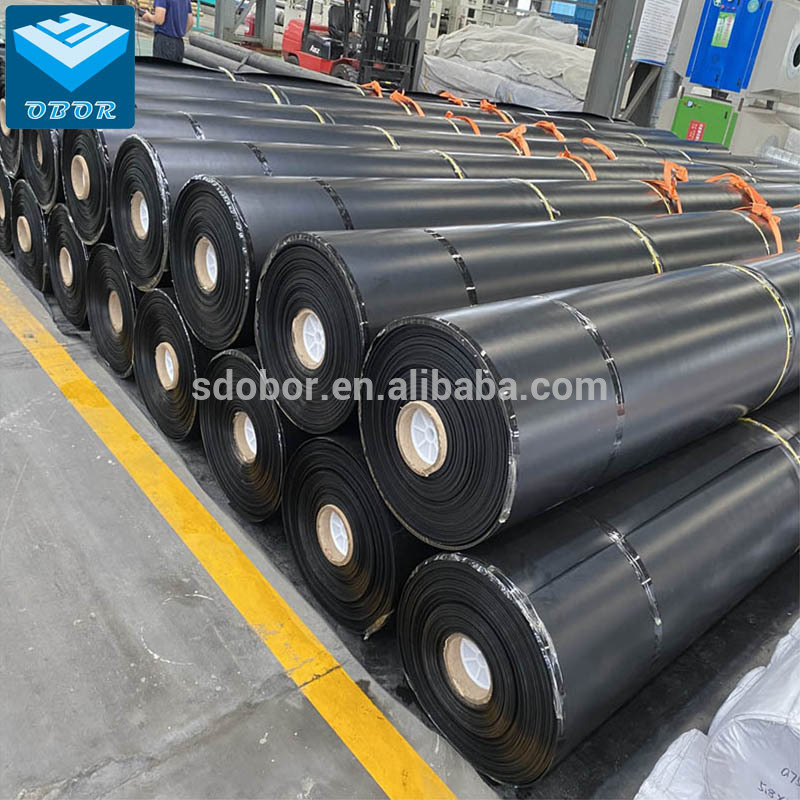 Factory plastic sheets 1.5mm 2mm geomembranes hdpe 1mm geomembrane price