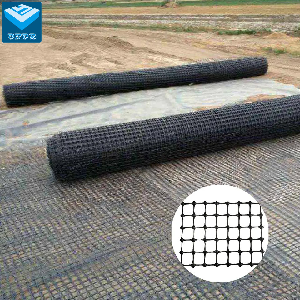 Polypropylene PP Plastic Biaxial Geogrid Factory Price for Road Reinforcement