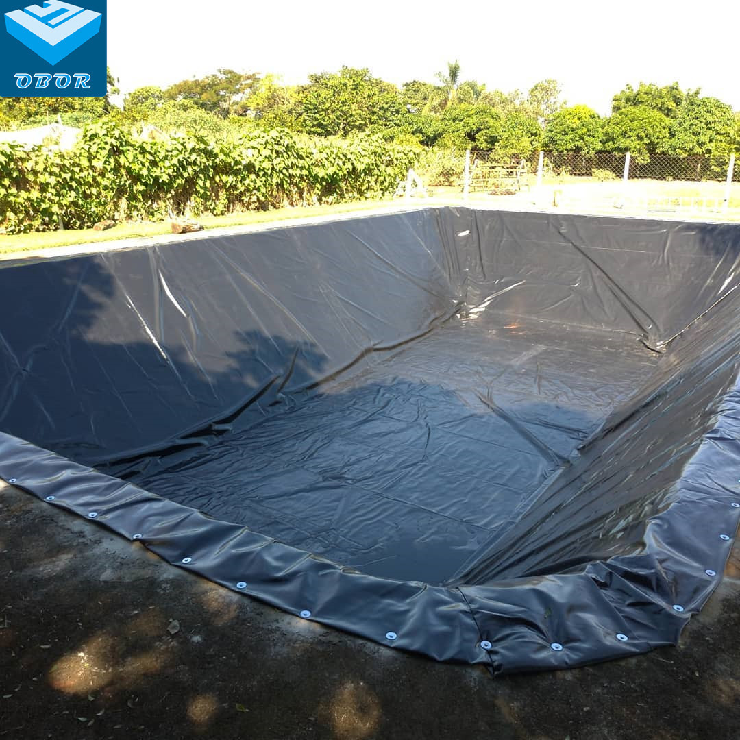 OBOR 0.5mm 0.75mm 1mm HDPE geomembrane pond liner for fish farming HDPE Liner