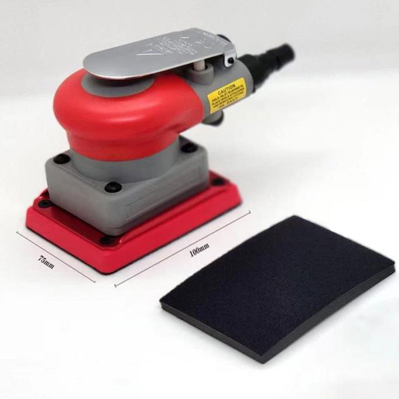 Car Polishing Paint Surface  Pattern Polishing Grinding Ash Square Pneumatic Grinding Machine  Sandpaper Dry Grinding