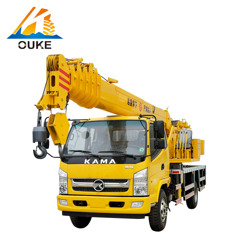 Popular in North America 10 Ton Boom Tire Truck Crane With CE Certificate