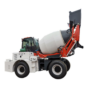 2023 NEW Trailer truck self load concrete mixer small drum cemente concrete mixer selfloading concrete mixer