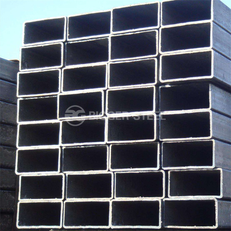 Factory Wholesale Welded Steel Tube A106 A36 SS400 Carbon Rectangular Pipe