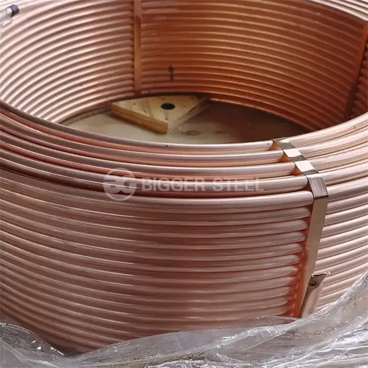 Pure Tube Copper 99.95% Air Conditioners Flexible Copper Pipe C10100 C10200 Copper Pancake Tube Rolls