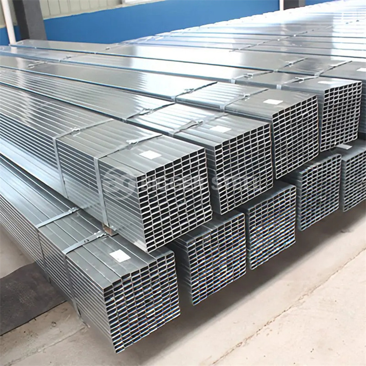 Factory Direct Supply Galvanized Square Tube 4 x 4 inch Seamless Steel Hollow Pipe