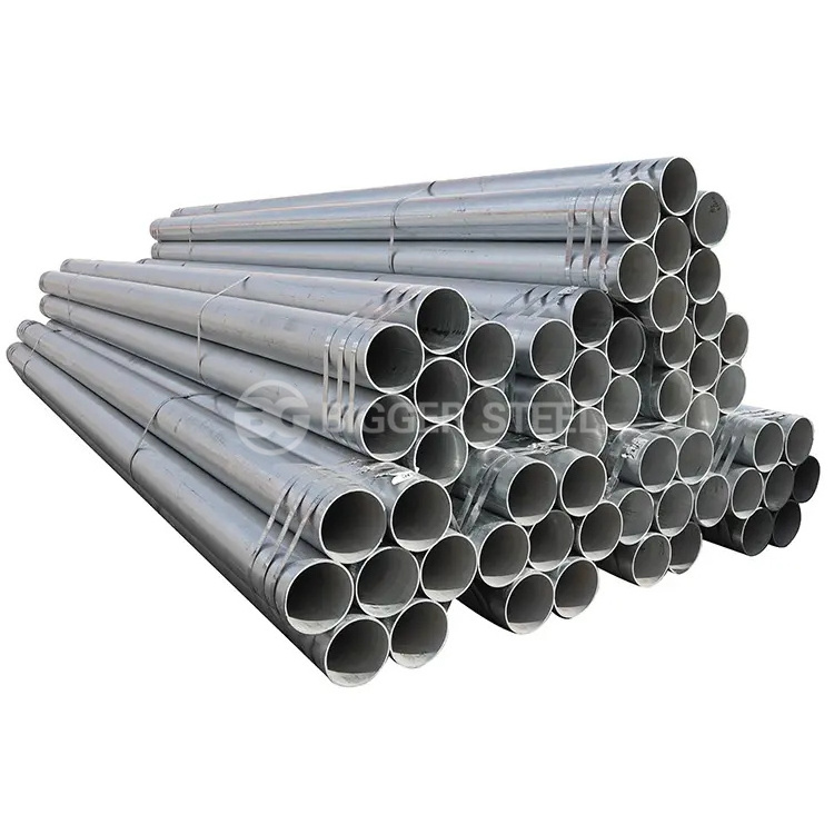 Wholesale hot dip gi seamless galvanized round steel pipe ASTM  A36 A283  A285 A106 Sch 40 ERW Gl  lron Tube