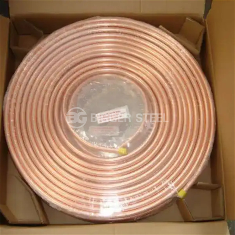 Pure Tube Copper 99.95% Air Conditioners Flexible Copper Pipe C10100 C10200 Copper Pancake Tube Rolls