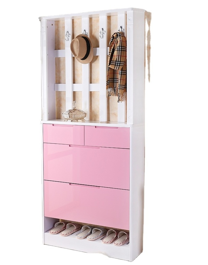 shoe rack wooden cabinet for shoe storage living room furniture, wooden shoe cabinet, tall thin storage  cabinet