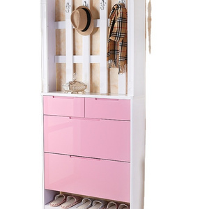 shoe rack wooden cabinet for shoe storage living room furniture, wooden shoe cabinet, tall thin storage  cabinet