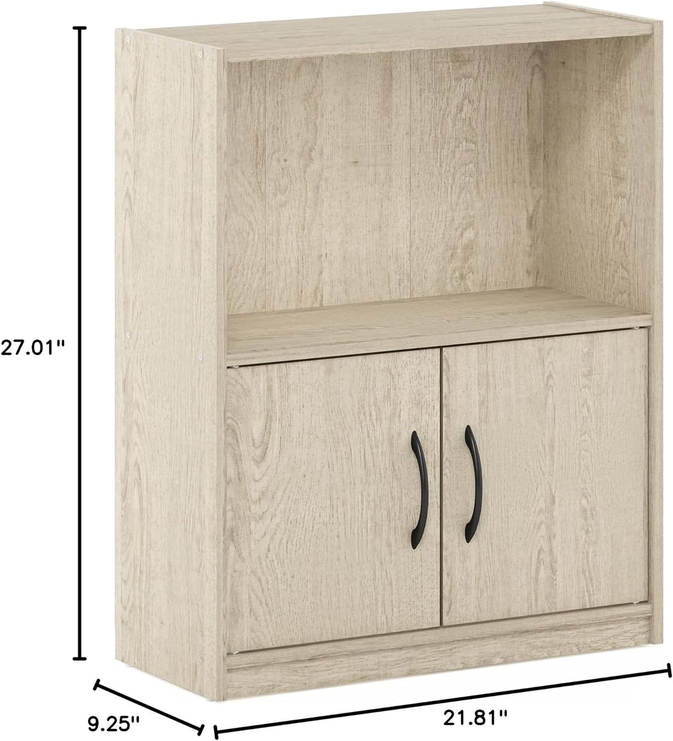 Double open bookcase with double door storage file cabinet, double open file cabinet with door storage bookcase