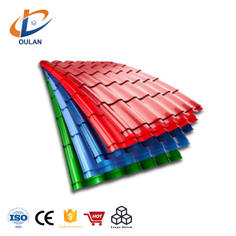 High Quality 0.4mm Z150  pre-painted roof sheeting 820mm IBR roof sheeting in Africa