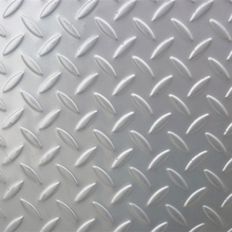 Hot Rolled Embossed Aluminium Diamond Sheet 1060 3003 5052 5754 Tread Aluminum Checker Plate