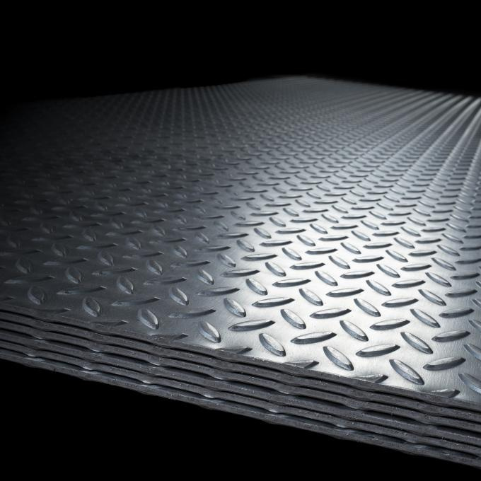 Hot Rolled Embossed Aluminium Diamond Sheet 1060 3003 5052 5754 Tread Aluminum Checker Plate