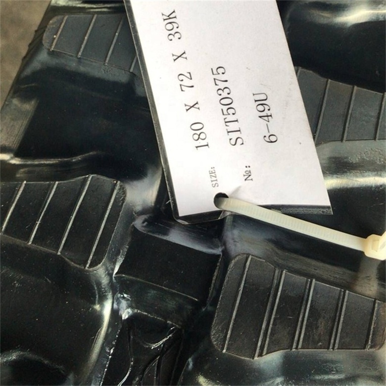 factory price Factory OEM quality rubber track chassis 180*72*39 for construction machinery  lawn mower