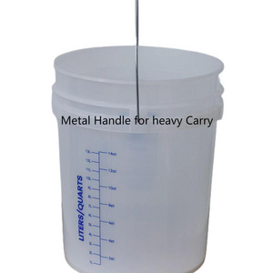 Costom-Made 5-Gal Food Bucket Food Grade HDPE 10L Wine Barrel W Soft Plastic handle from China Manufacturer PackX