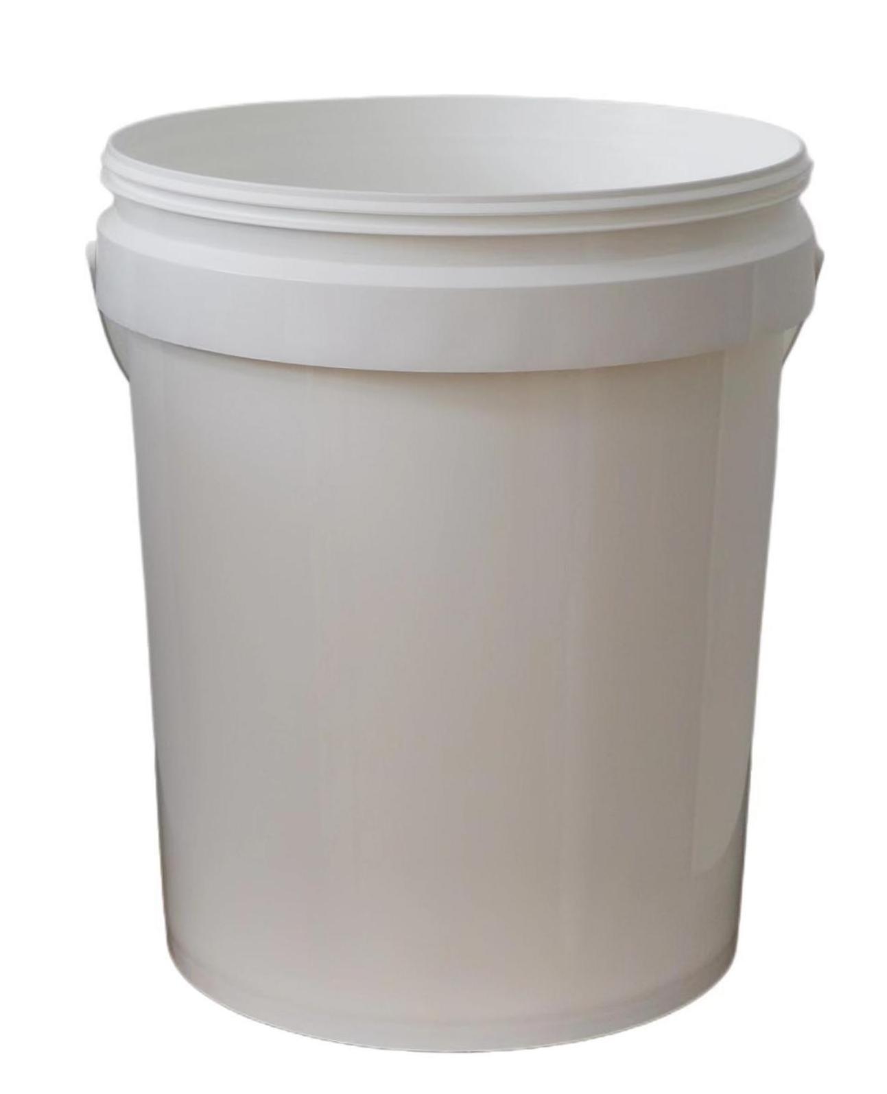 Manufacturers Wholesale 20 liters Round Plastic Pail 20 liters Paint Food Plastic Bucket White color