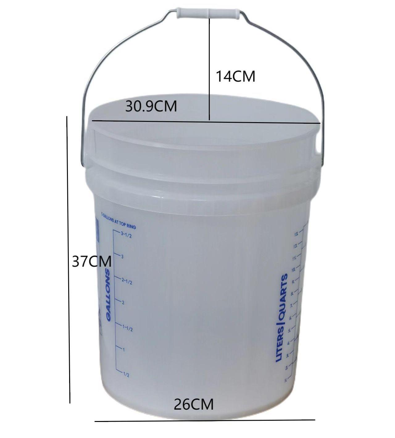 Costom-Made 5-Gal Food Bucket Food Grade HDPE 10L Wine Barrel W Soft Plastic handle from China Manufacturer PackX