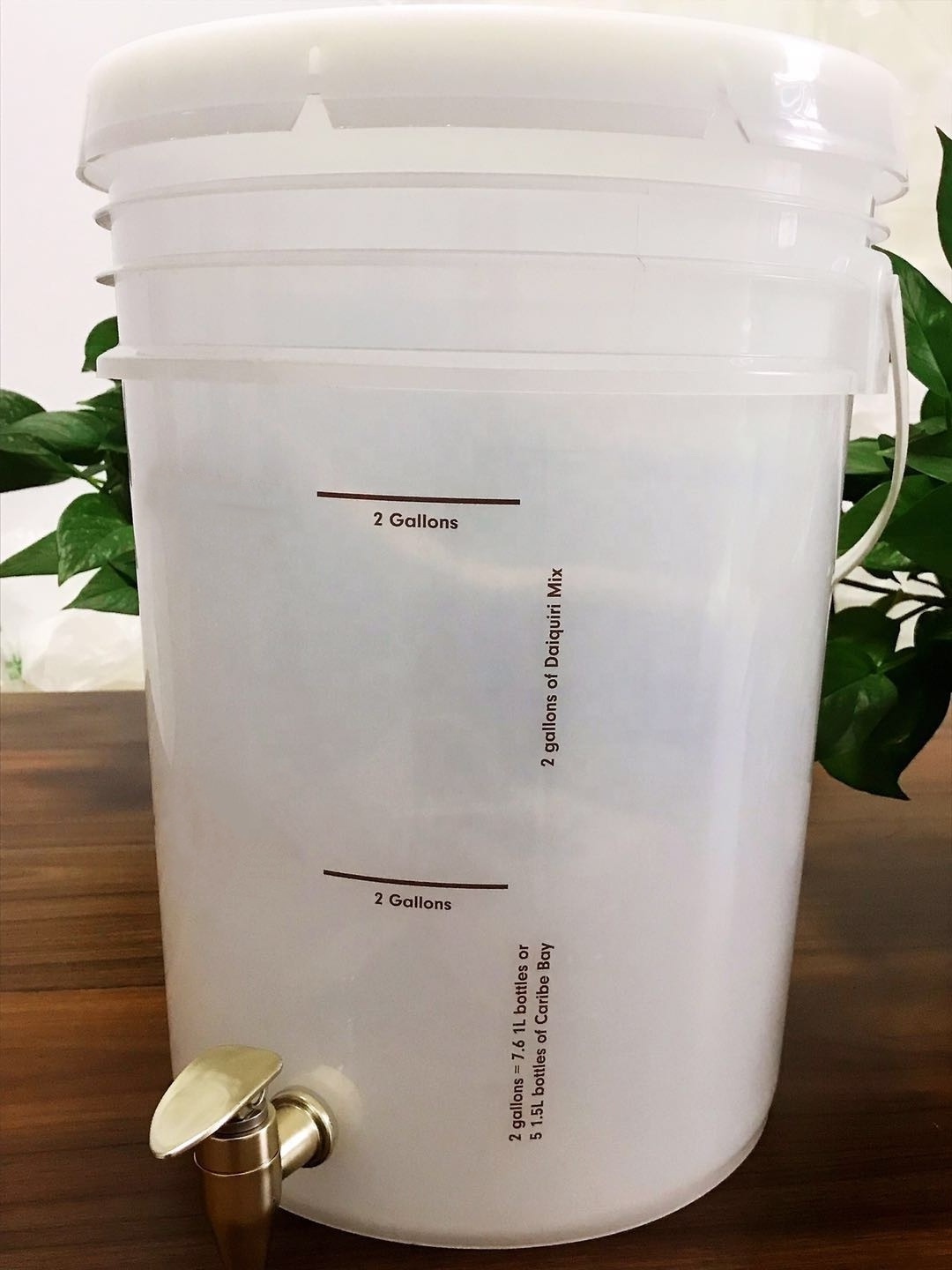 20L Barrel From  PACKX PLASTICS  With Water Taps Custom Wholesale Plastic  Ice Beer Bucket