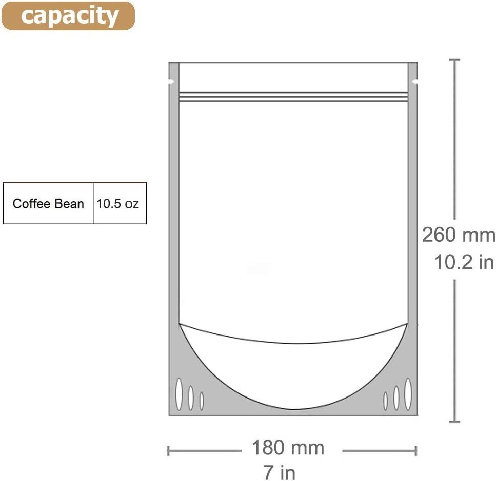 Custom Print Stand Up Bag Transparent Back Seal Pouch Clear Plastic food packaging bags