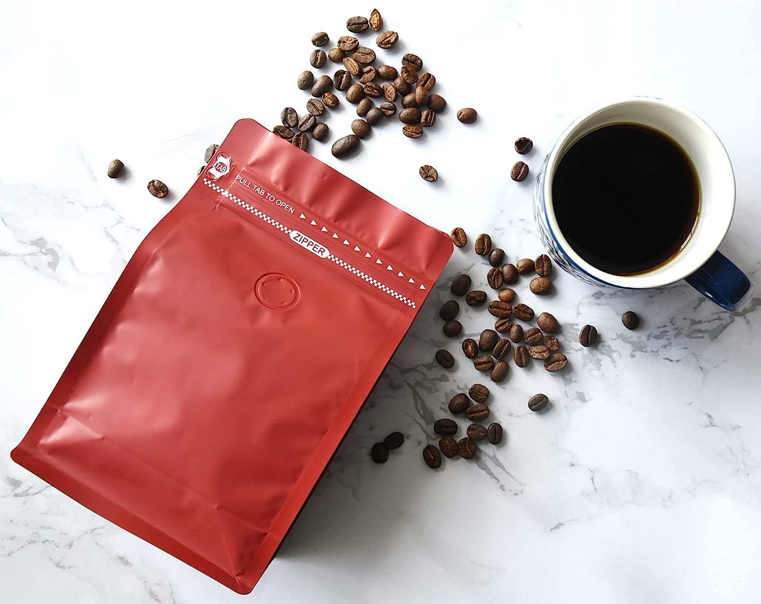 Digital Printing Biodegradable Coffee Pouch recyclable 1kg