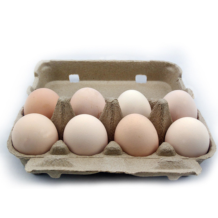 manufacture custom Shape Sell Box Pulp Mold Cartons Cardboard Paper Quail Collecting Tray 42 Egg Boxes egg cartons