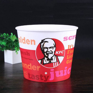 Family barrel 85 100 130 150 170oz KFC take away barrel food fried chicken barrel fried chicken bucket wholesale