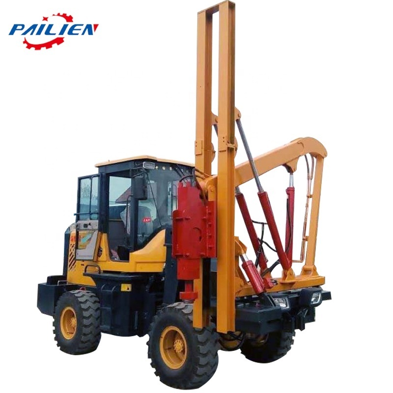 Drop hammer mini pile driver ground pile driver gasoline pile driver