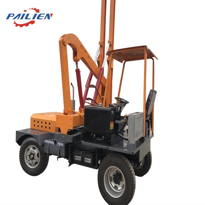 Drop hammer mini pile driver ground pile driver gasoline pile driver