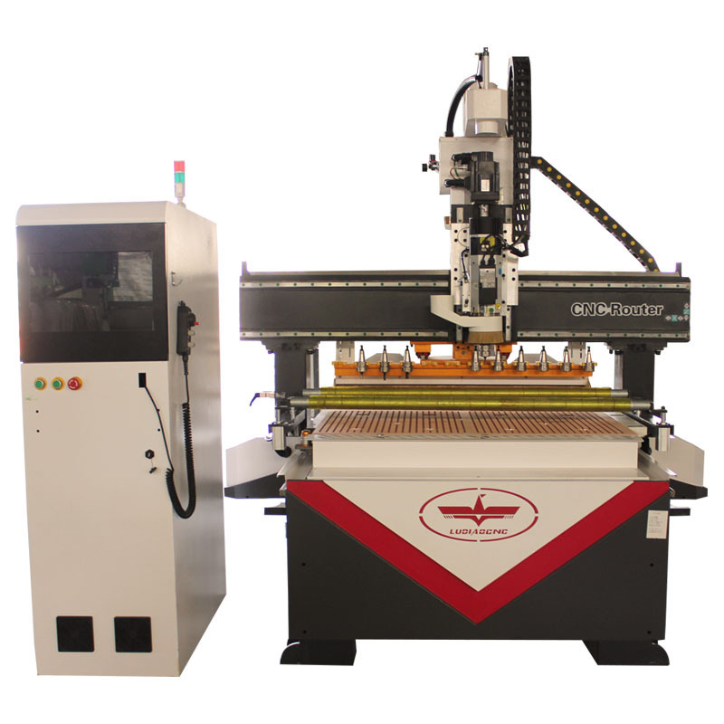 The high quality best-selling 3d Wood Craving Auto Tool Changer 1325 Atc Cnc Router Woodworking Machine