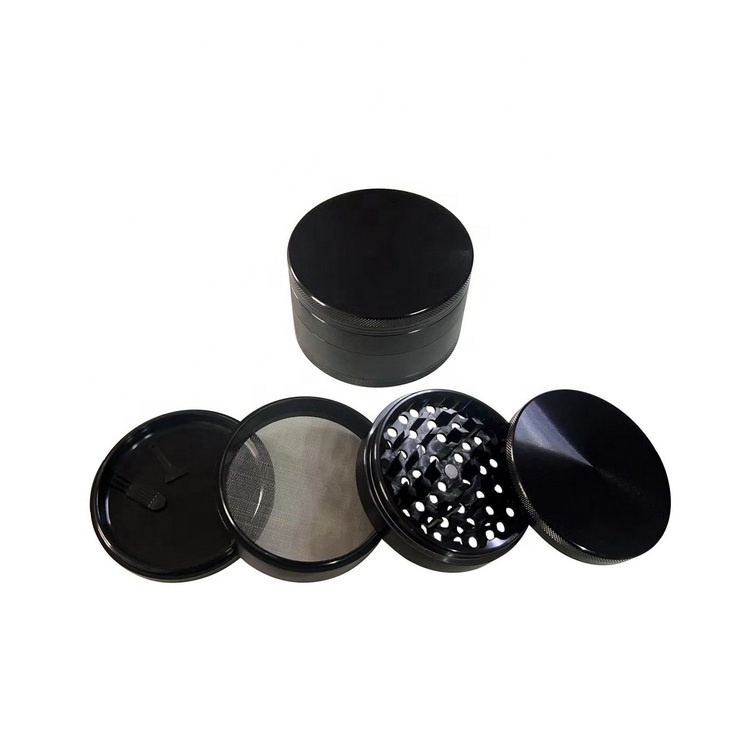 Extra Large Aluminum Spice Crusher 100mm 4part Classic Herb Grinder with customized logo