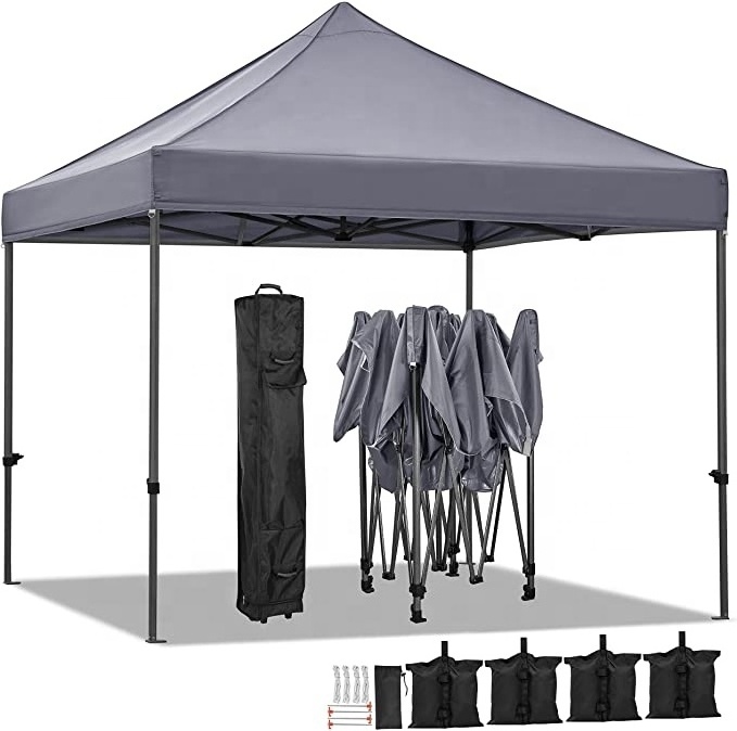 waterproof 10x10 canopy folding tent with logo camping malaysia 10x20 pop up canopy custom ez up metal frame trade show tent