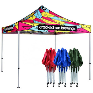 PIXING Wholesale Canopy Tent 10x10 Custom Print Shade Awning Canopy Stretch Gazebo Tent Commercial Canopies