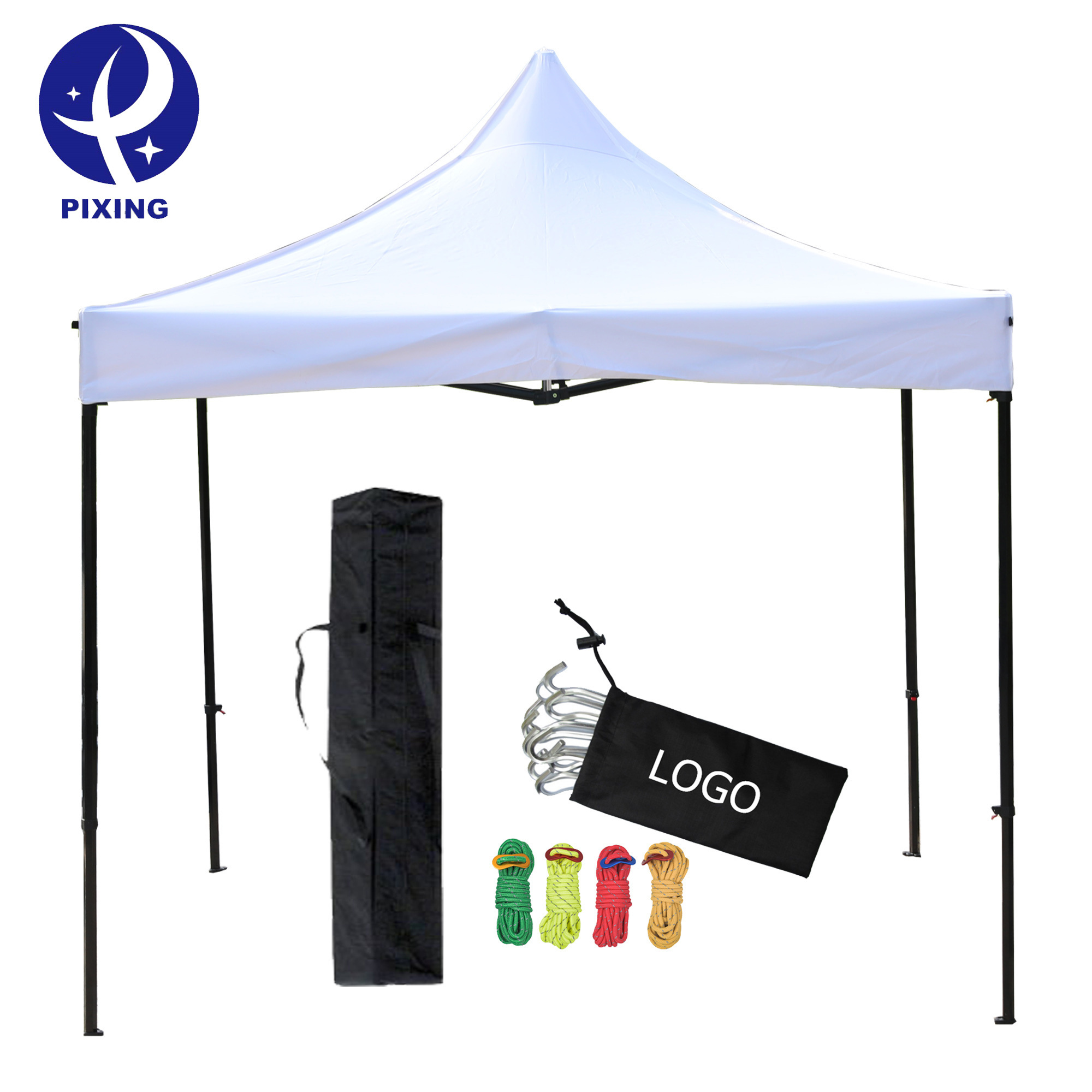 PIXING Wholesale Canopy Tent 10x10 Custom Print Shade Awning Canopy Stretch Gazebo Tent Commercial Canopies