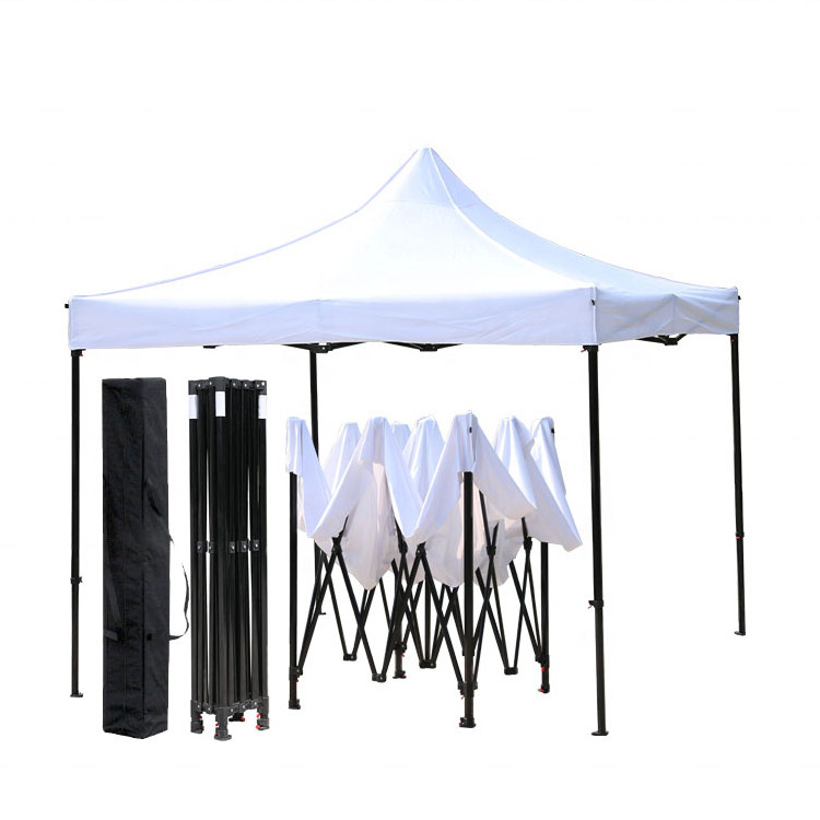 Portable waterproof retractable hexagon gazebo canopies for outdoor events pop up advertising canopy outdoor trade show tent