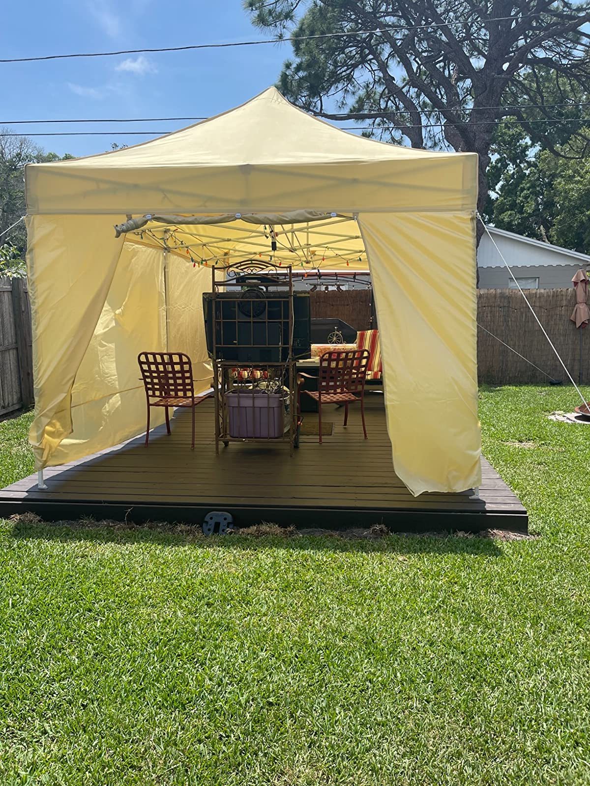 15x20 backyard pop up canopy tent