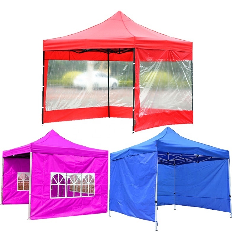 Outdoor Canopy Tent With Side Walls Waterproof Portable Gazebo With Window