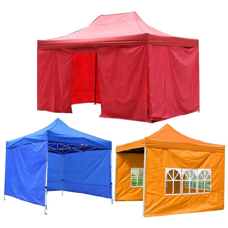 Stall 10x10ft Waterproof Sreel Folding Pop Up Outdoor Custom Canopy Tent Events Marquee Gazebo Trade Show Tent With Walls